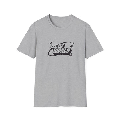 Unisex Softstyle T-Shirt - 'New World' Graphic Tee for Trendsetters and Dreamers - Shopping Time Australia - T-Shirt