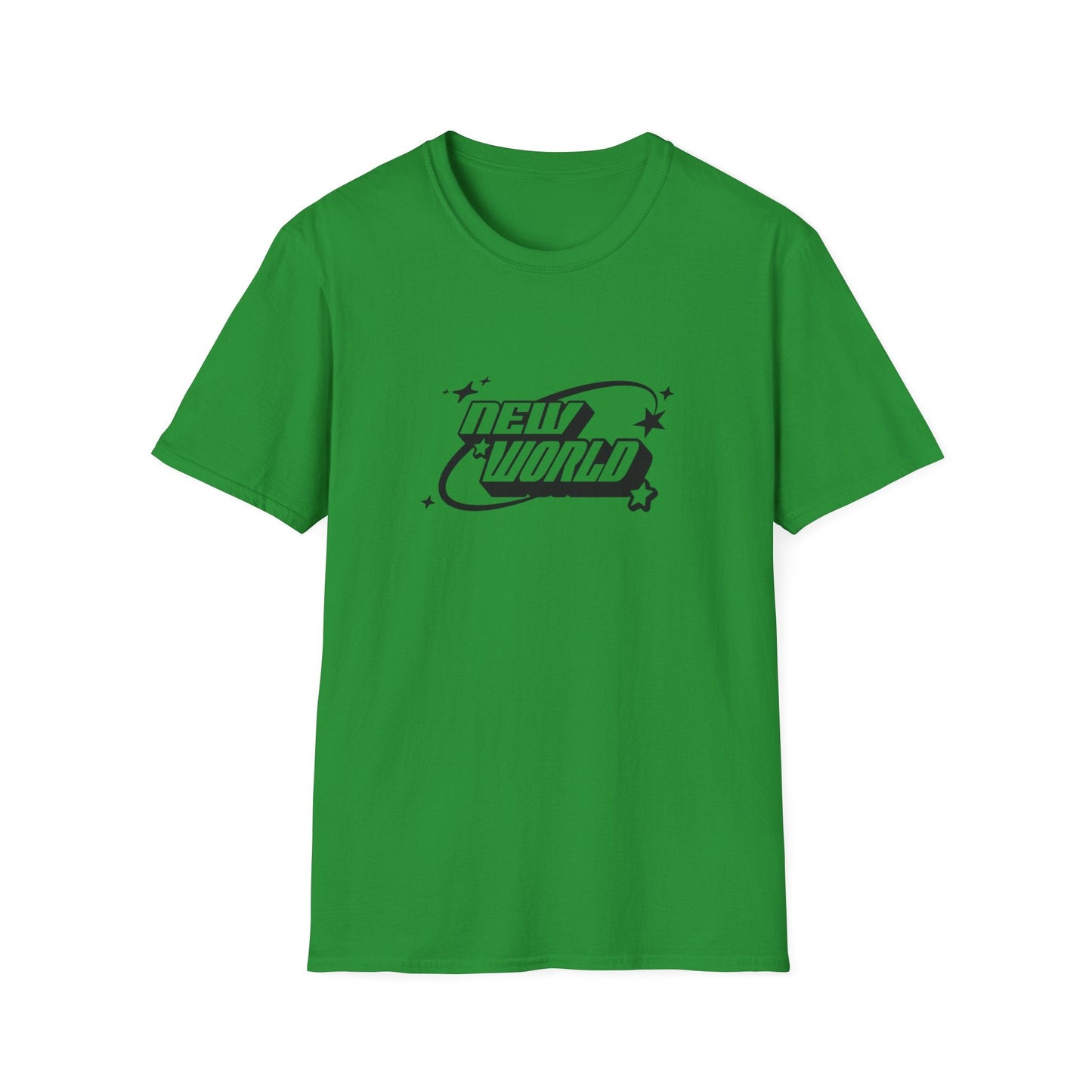 Unisex Softstyle T-Shirt - 'New World' Graphic Tee for Trendsetters and Dreamers - Shopping Time Australia - T-Shirt