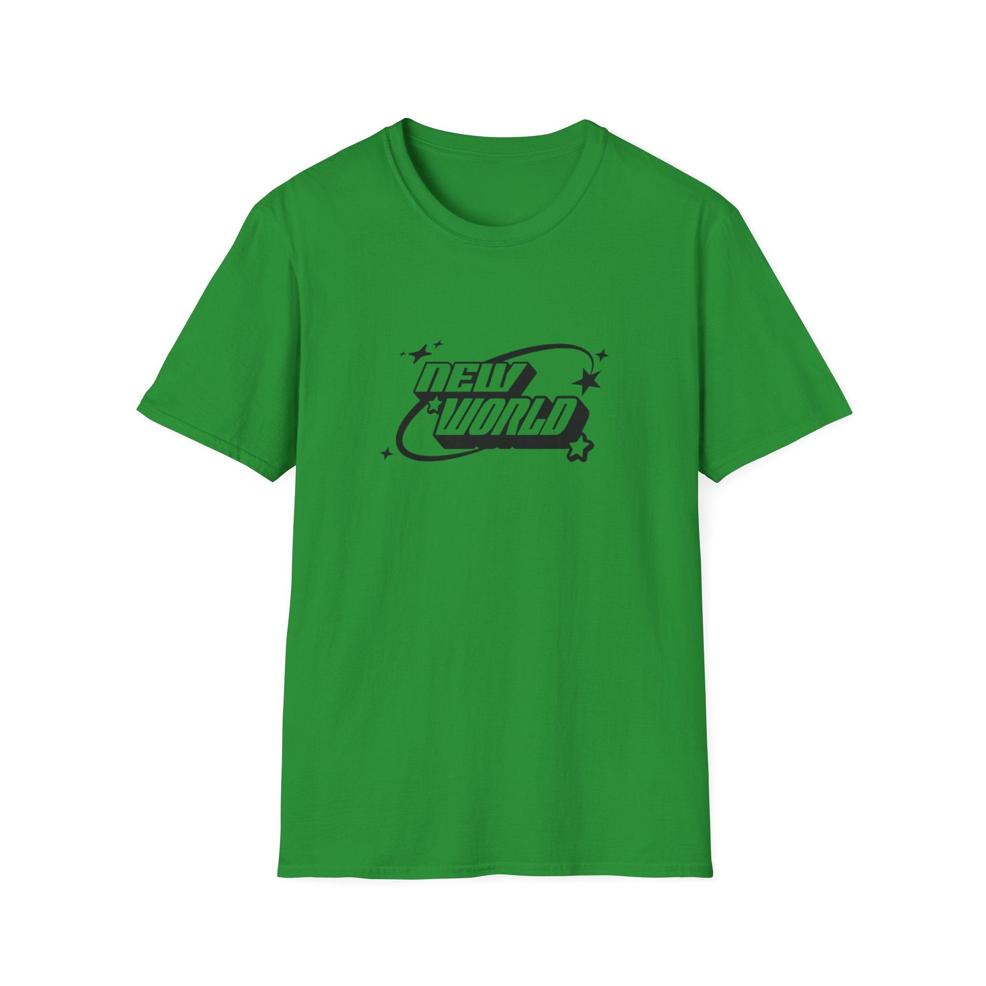 Unisex Softstyle T-Shirt - 'New World' Graphic Tee for Trendsetters and Dreamers - Shopping Time Australia - T-Shirt