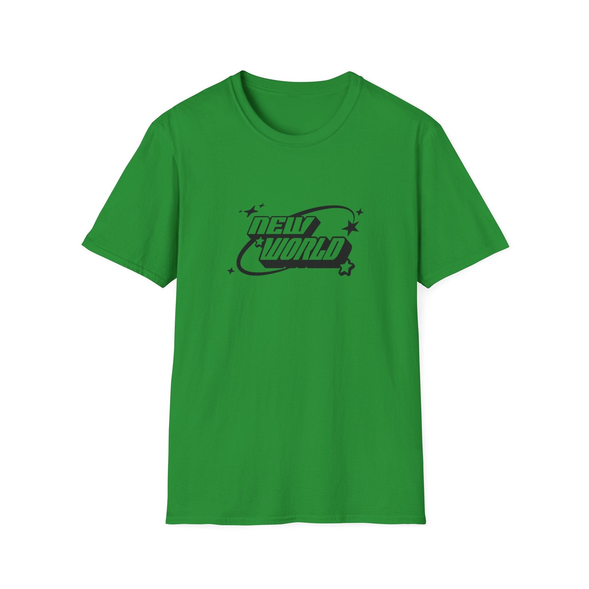 Unisex Softstyle T-Shirt - 'New World' Graphic Tee for Trendsetters and Dreamers - Shopping Time Australia - T-Shirt