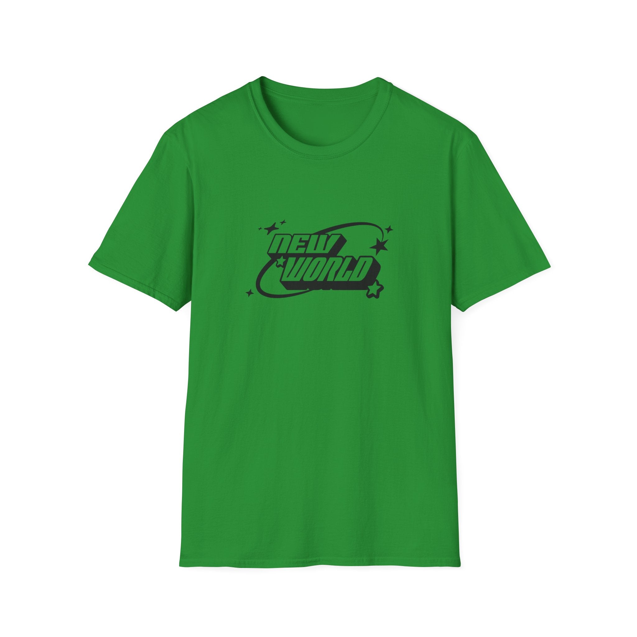 Unisex Softstyle T-Shirt - 'New World' Graphic Tee for Trendsetters and Dreamers - Shopping Time Australia - T-Shirt