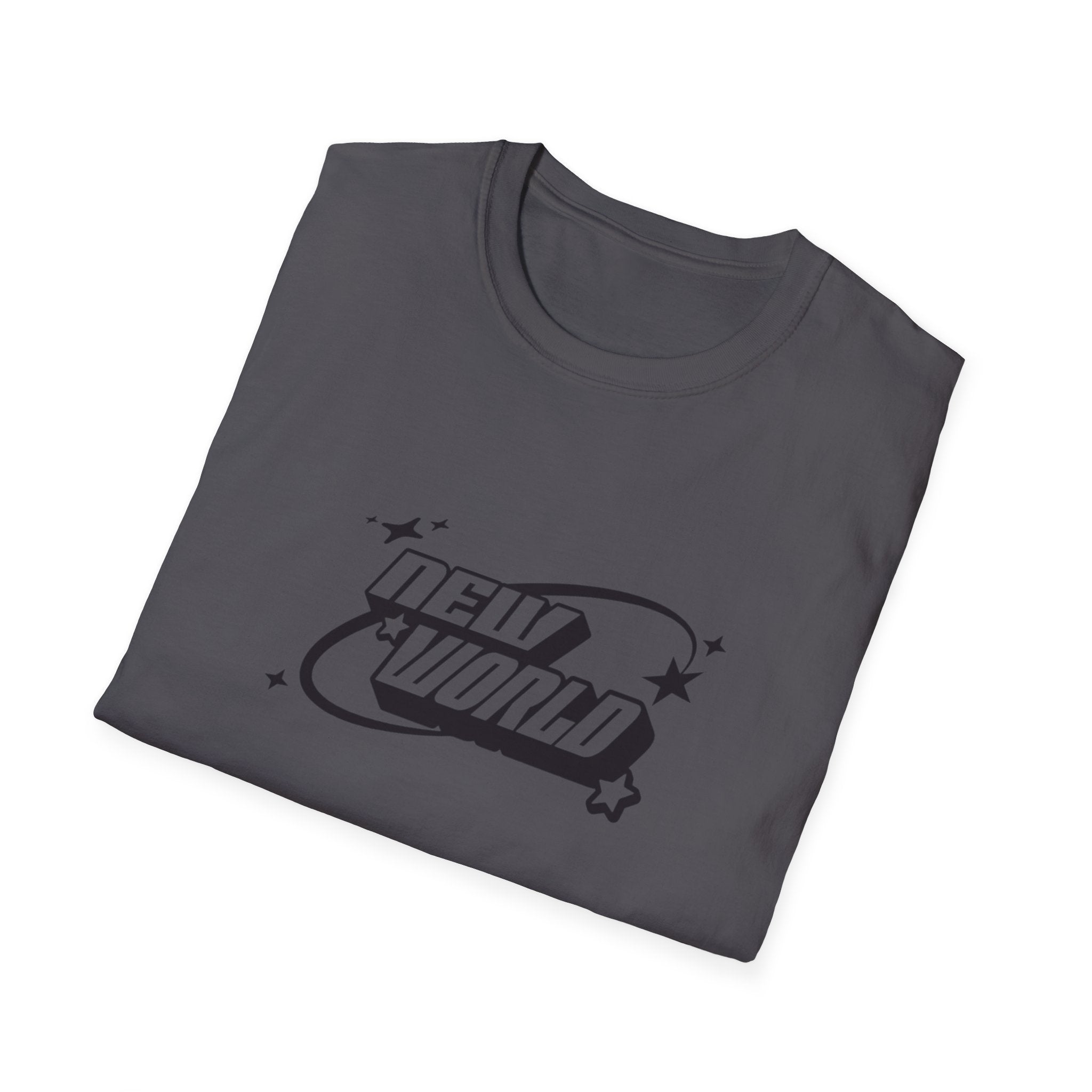 Unisex Softstyle T-Shirt - 'New World' Graphic Tee for Trendsetters and Dreamers - Shopping Time Australia - T-Shirt