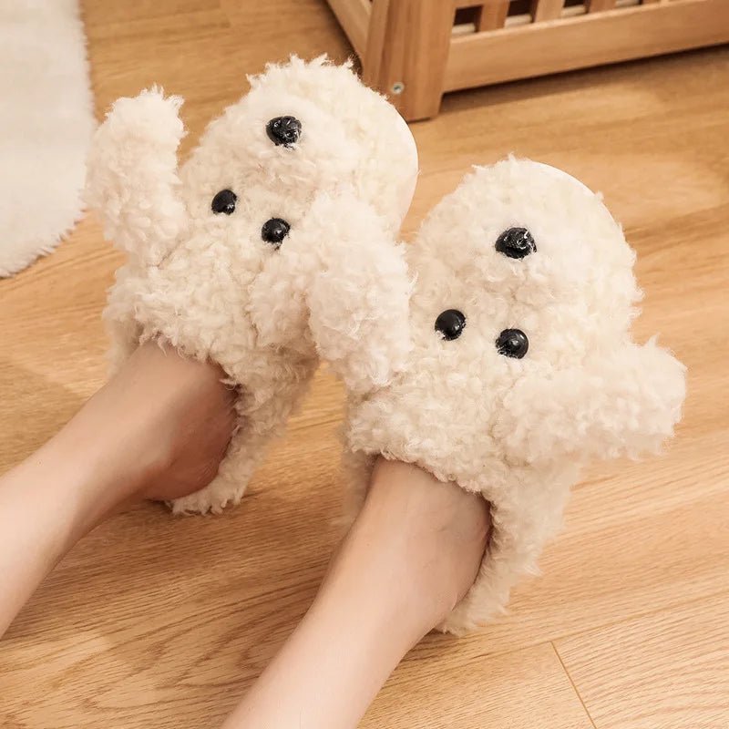 Winter Cosy Dog Plush Slippers - Shopping Time Australia