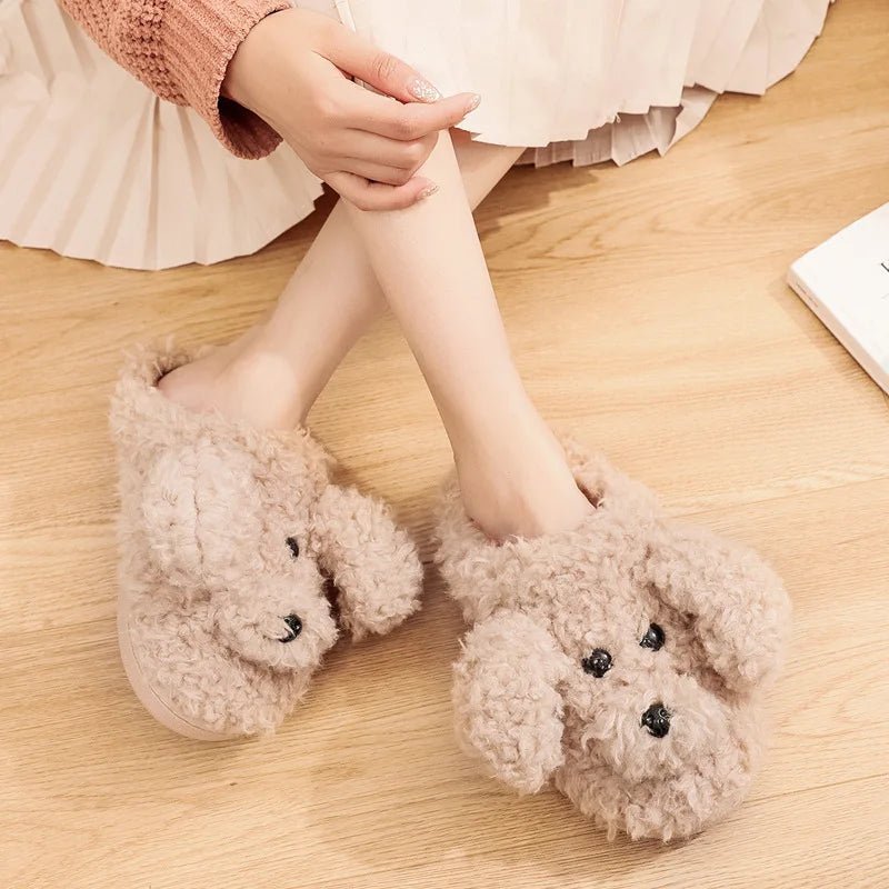 Winter Cosy Dog Plush Slippers - Shopping Time Australia