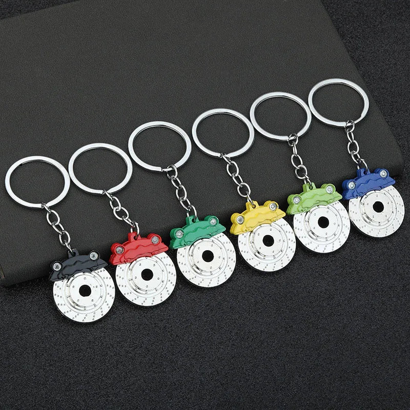 Yellow Car Brakes Keychain - Shopping Time Australia